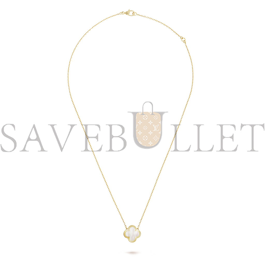 VAN CLEEF ARPELS PURE ALHAMBRA PENDANT - YELLOW GOLD, MOTHER-OF-PEARL  VCARA39700